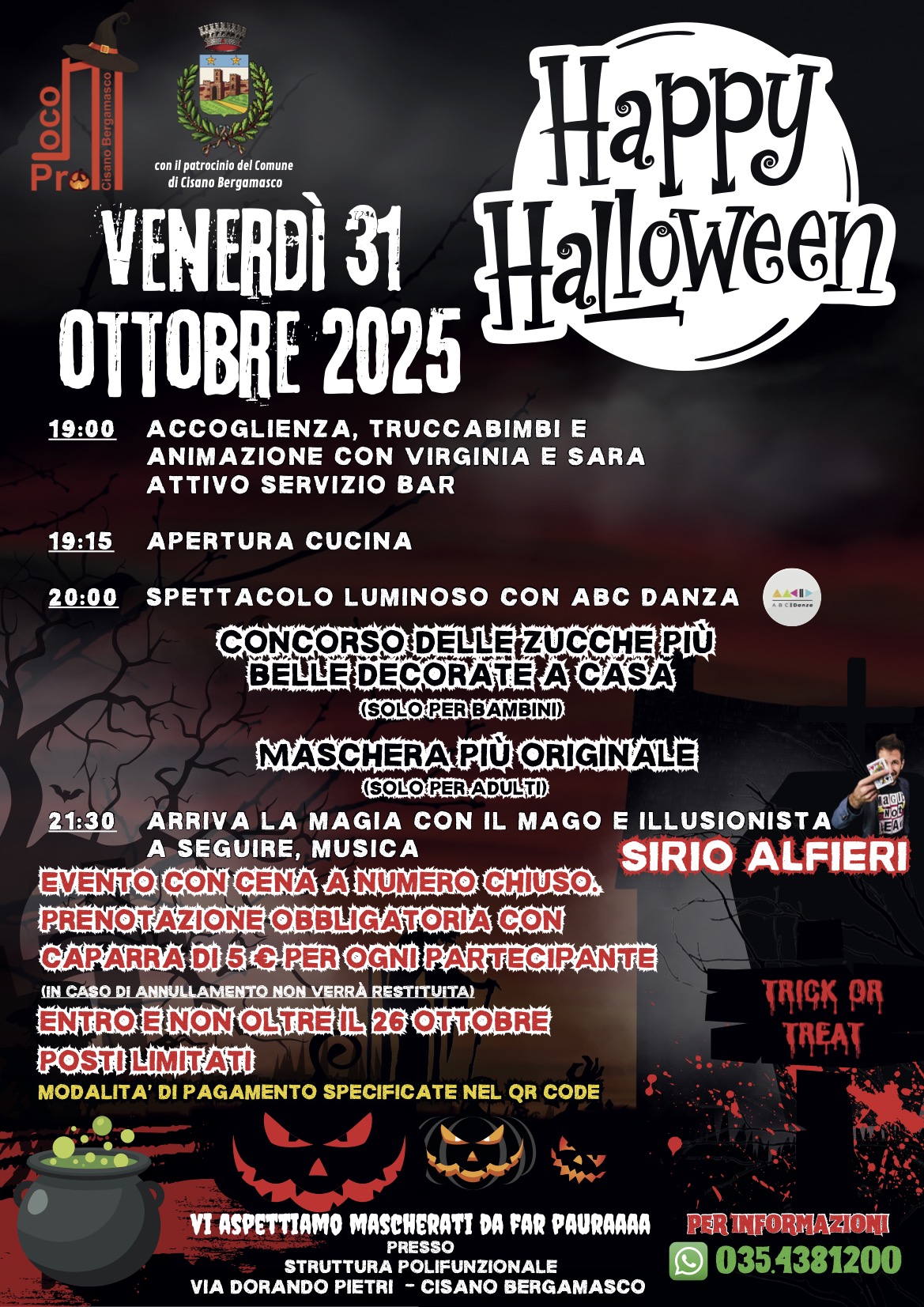 Locandina Happy Halloween 2025